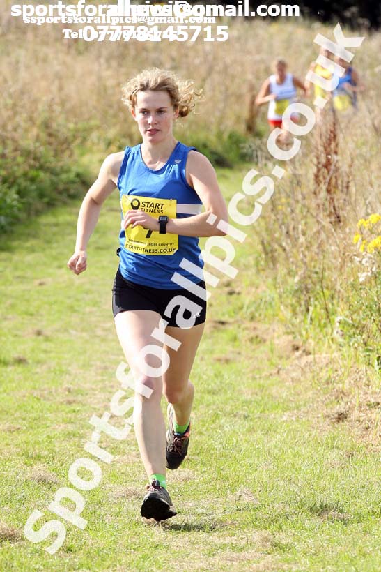 Senior womens relay 2019 Sunderland Harriers Open Cross Country. Photo:  David T. Hewitson/Sports for All Pics